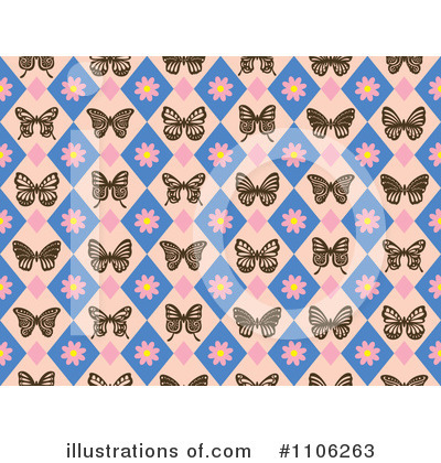 Butterfly Clipart #1106263 by Cherie Reve