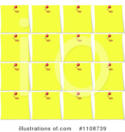 Thumb Tacks Clipart #1108739 by Vector Tradition SM