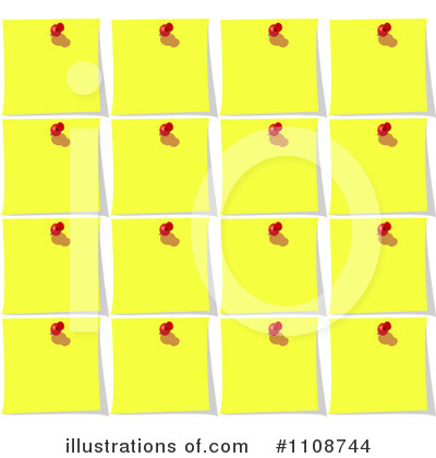 Thumb Tacks Clipart #1108744 by Vector Tradition SM