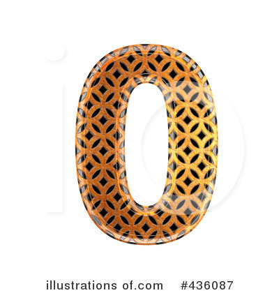 Royalty-Free (RF) Patterned Orange Number Clipart Illustration by chrisroll - Stock Sample #436087