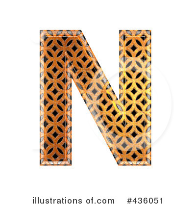 Royalty-Free (RF) Patterned Orange Symbol Clipart Illustration by chrisroll - Stock Sample #436051
