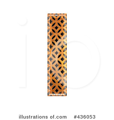 Royalty-Free (RF) Patterned Orange Symbol Clipart Illustration by chrisroll - Stock Sample #436053