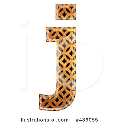 Royalty-Free (RF) Patterned Orange Symbol Clipart Illustration by chrisroll - Stock Sample #436055