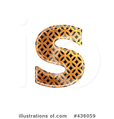 Royalty-Free (RF) Patterned Orange Symbol Clipart Illustration by chrisroll - Stock Sample #436059