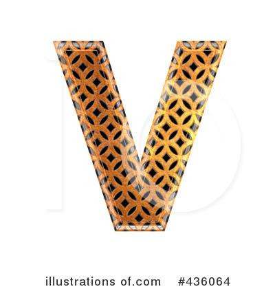 Royalty-Free (RF) Patterned Orange Symbol Clipart Illustration by chrisroll - Stock Sample #436064