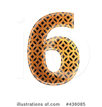 Royalty-Free (RF) Patterned Orange Symbol Clipart Illustration by chrisroll - Stock Sample #436085