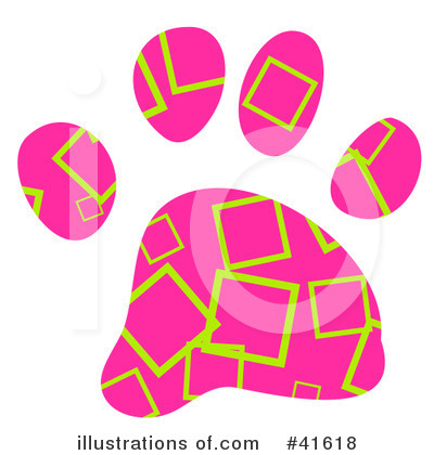 Royalty-Free (RF) Paw Clipart Illustration by Prawny - Stock Sample #41618