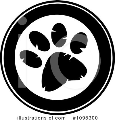 Paw Prints Clipart #1095300 by Hit Toon