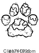 Paw Print Clipart #1741996 by Hit Toon