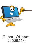 Pc Computer Mascot Clipart #1235254 by Mascot Junction