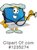 Pc Computer Mascot Clipart #1235274 by Mascot Junction