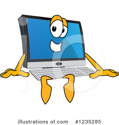 Pc Computer Mascot Clipart #1235285 by Toons4Biz