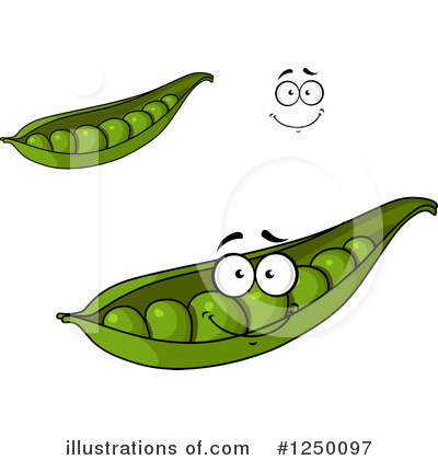 Royalty-Free (RF) Pea Clipart Illustration by Vector Tradition SM - Stock Sample #1250097