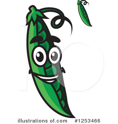Royalty-Free (RF) Pea Clipart Illustration by Vector Tradition SM - Stock Sample #1253466