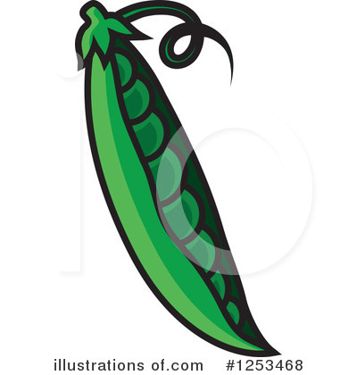 Royalty-Free (RF) Pea Clipart Illustration by Vector Tradition SM - Stock Sample #1253468