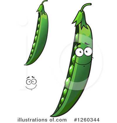 Royalty-Free (RF) Pea Clipart Illustration by Vector Tradition SM - Stock Sample #1260344