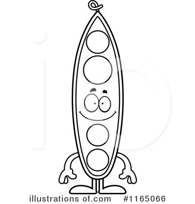 Royalty-Free (RF) Pea Pod Clipart Illustration by Cory Thoman - Stock Sample #1165066