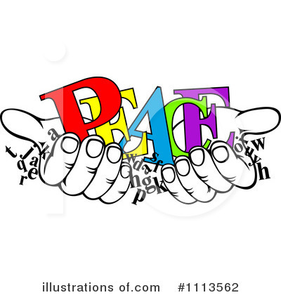Royalty-Free (RF) Peace Clipart Illustration by Vector Tradition SM - Stock Sample #1113562