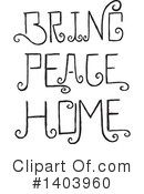 Peace Clipart #1403960 by Cherie Reve