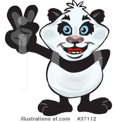Panda Clipart #37112 by Dennis Holmes Designs
