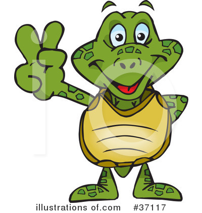 Turtle Clipart #37117 by Dennis Holmes Designs