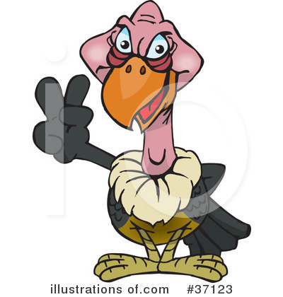 Vulture Clipart #37123 by Dennis Holmes Designs