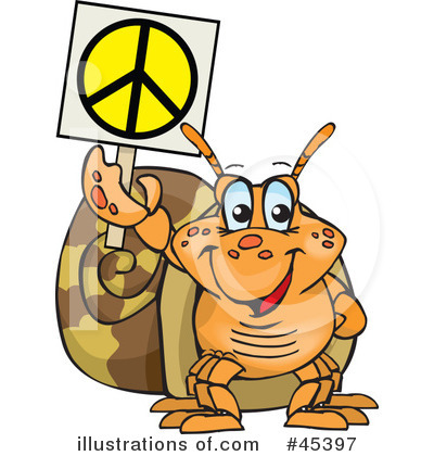 Royalty-Free (RF) Peaceful Clipart Illustration by Dennis Holmes Designs - Stock Sample #45397