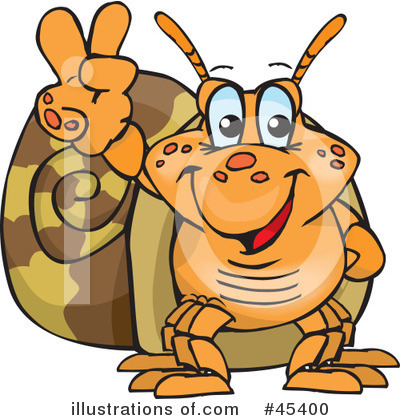 Snail Clipart #45400 by Dennis Holmes Designs