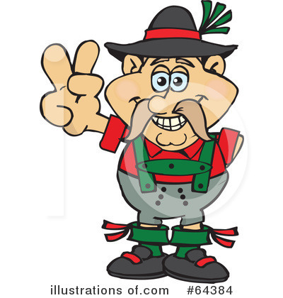 Oktoberfest Man Clipart #64384 by Dennis Holmes Designs