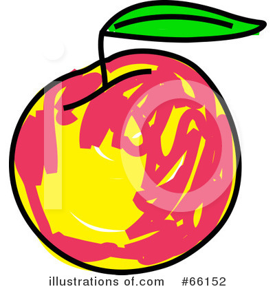 Royalty-Free (RF) Peach Clipart Illustration by Prawny - Stock Sample #66152
