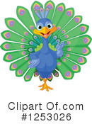 Peacock Clipart #1253026 by Pushkin
