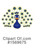 Peacock Clipart #1569675 by BNP Design Studio