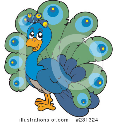 Peacock Clipart #231324 by visekart