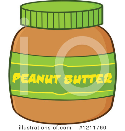 Royalty-Free (RF) Peanut Butter Clipart Illustration by Hit Toon - Stock Sample #1211760