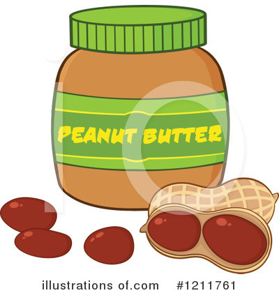 Royalty-Free (RF) Peanut Butter Clipart Illustration by Hit Toon - Stock Sample #1211761