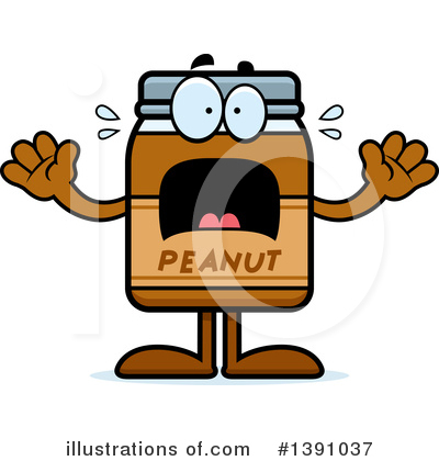 Royalty-Free (RF) Peanut Butter Mascot Clipart Illustration by Cory Thoman - Stock Sample #1391037