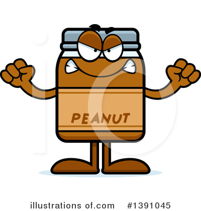 Royalty-Free (RF) Peanut Butter Mascot Clipart Illustration by Cory Thoman - Stock Sample #1391045
