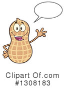 Peanut Character Clipart #1308183 by Hit Toon