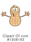 Peanut Character Clipart #1308193 by Hit Toon