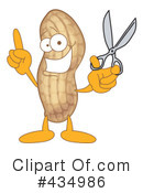 Peanut Character Clipart #434986 by Mascot Junction
