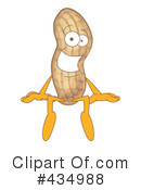 Peanut Character Clipart #434988 by Mascot Junction
