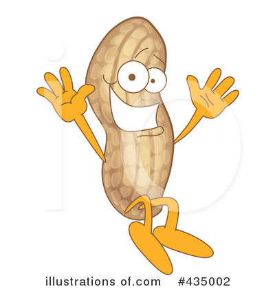 Peanut Clipart #435002 by Mascot Junction