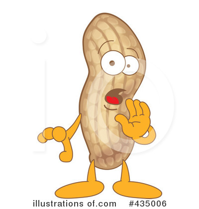 Peanut Character Clipart #435006 by Mascot Junction