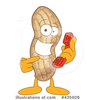 Peanut Clipart #435026 by Mascot Junction