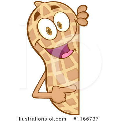 Royalty-Free (RF) Peanut Clipart Illustration by Hit Toon - Stock Sample #1166737