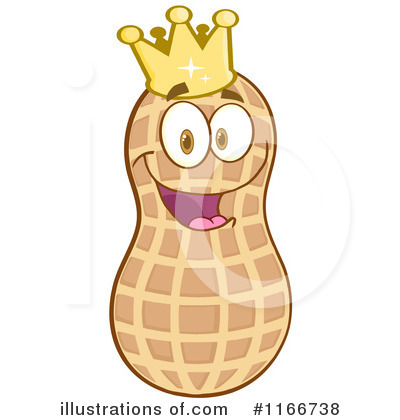 Royalty-Free (RF) Peanut Clipart Illustration by Hit Toon - Stock Sample #1166738