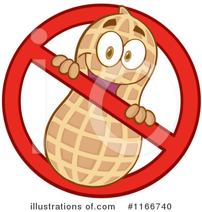 Royalty-Free (RF) Peanut Clipart Illustration by Hit Toon - Stock Sample #1166740
