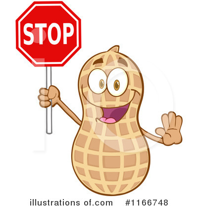 Royalty-Free (RF) Peanut Clipart Illustration by Hit Toon - Stock Sample #1166748