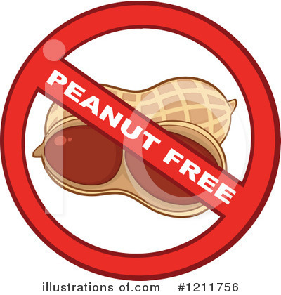 Royalty-Free (RF) Peanut Clipart Illustration by Hit Toon - Stock Sample #1211756