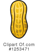 Peanut Clipart #1253471 by Vector Tradition SM